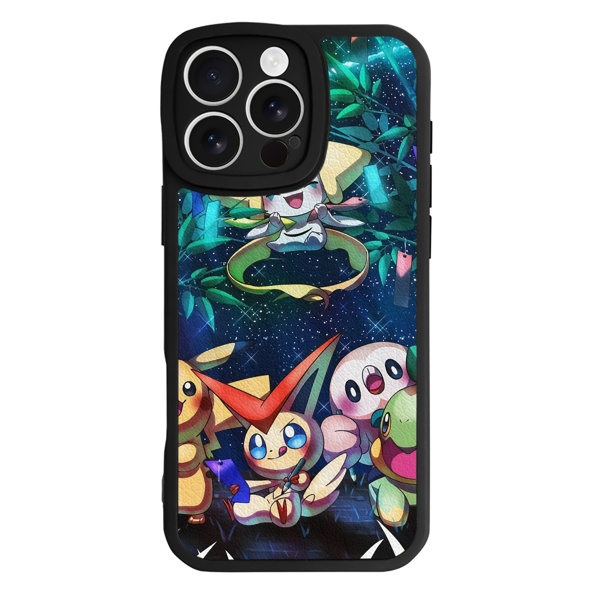 （画像用） ポケットモンスター Pokémon 【iPhone 16シリーズ対応】シリコンスマホケース（レザー調） 材質：シリコン